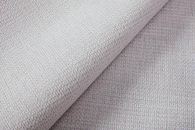 GDFStudio Tall Headboard Upholstered Bed,Queen Size Platform Bed Frame with Headboard Wingback,54" High No Box Spring Needed Easy Assembly Elegant Simplicity Textured Ivory Canvas