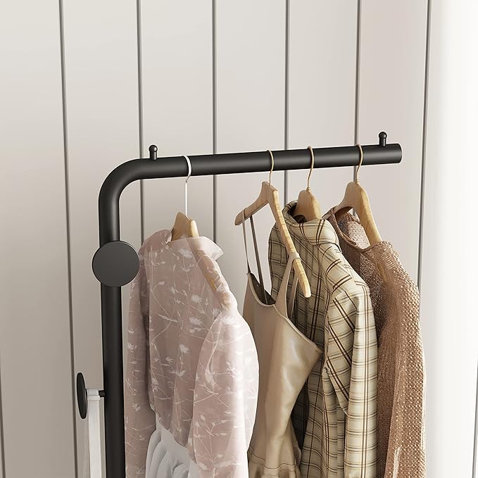 Metal Coat Rack Bracket Finish Stable Marble Base with High-end Hooks Freestanding Metal Tree Hats Easy to Assemble