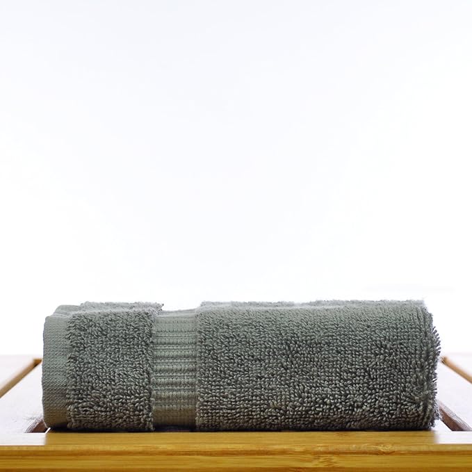 Luxury Hotel & Spa Collection Highly Absorbent, Quick Dry 100% Turkish Cotton 700 GSM, Eco Friendly Towel, for Bathroom Dobby Border Soft Bath Towel Set 27 X 54 -Mix Color, Bath Towels - Set of 4