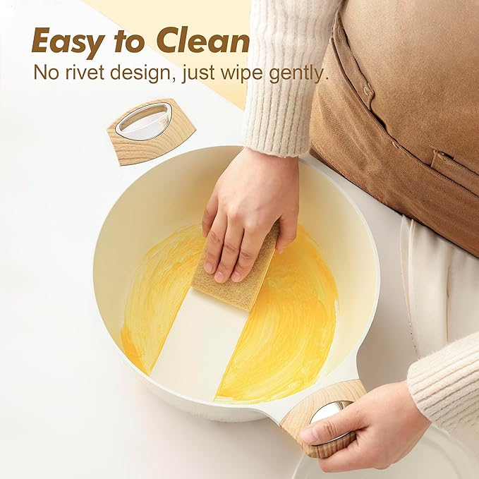 SENSARTE Ceramic Cookware Sets, Pots and Pans Set Nonstick, 20-Piece Induction Cookware, Non-toxic Healthy Non Stick Kitchen Cooking Set with Stay-Cool Handles, PFAS PTFE PFOA PFOS Free