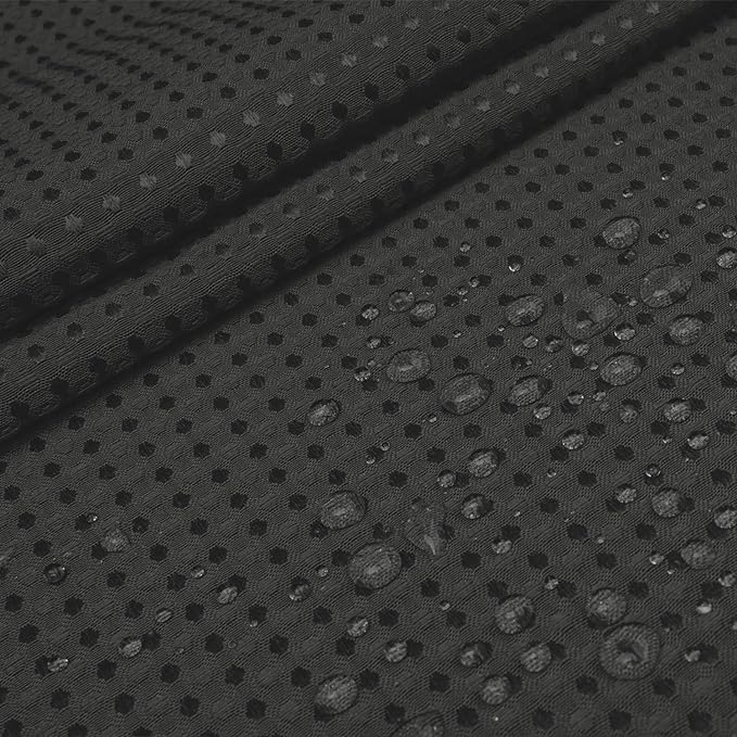 Barossa Design Waffle Weave Shower Curtain Hotel Luxury Spa, 230 GSM Heavy Duty Fabric & No Blowing, Water Repellent and Machine Washable - Graphite Gray, 71"x72"