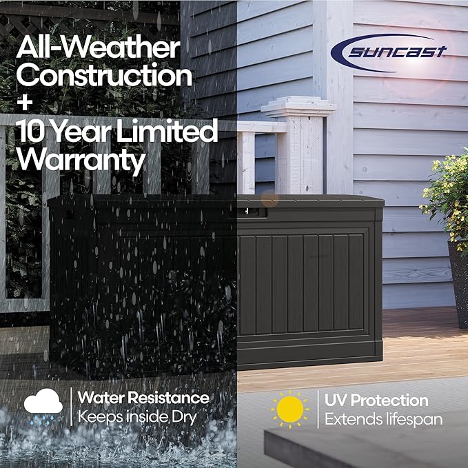 Suncast 80 GAL. LARGE DECK BOX