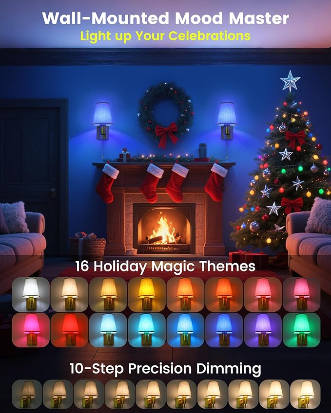 Battery Operated Wall Sconce Lights Décor for Bedroom Set of 2, Wireless Rechargeable LED Wall Lamp with Remote & On/Off Pull Chain, Wall Mount Lighting Fixtures for Living Room, Satin Gold