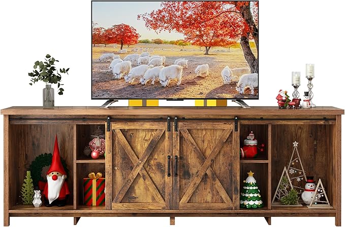80 INCH Farmhouse TV Stands for 90inch TV