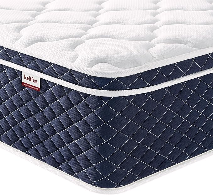 King Size Mattress 14 Inch, Medium Firm Targeted for Side & Back Sleepers, 4 Layer Gel Memory Foam Hybrid Mattress| Cooling Top for Pain Relief & Deep Sleep, Bed in a Box, 100 Night Trial