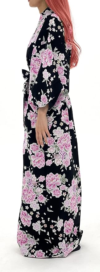 Kimura Jitsugyo Women's Kyoto Traditional Easy Wearing Kawaii Yukata Robe(Japanese Casual Kimono) Set 2