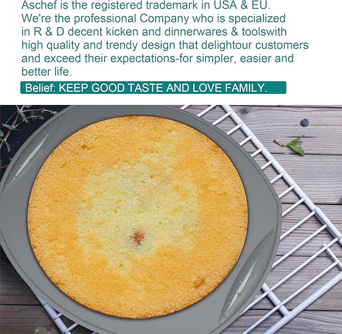 9in1 Nonstick Silicone Baking Bundt Cake Pan Cookie Sheet Molds Tray Heat Resistant Bakeware Tools Kit for Muffin Loaf Bread Pizza CupcakeUtensil