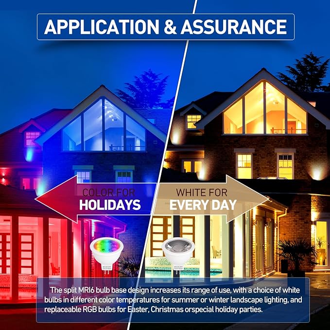 Low Voltage Landscape Lighting, 12V Brass Landscape Lighting Solid - Heavy Duty Waterproof Outdoor Up Lighting for Garden, Yard, Trees, Path & Deck - Bronze Accent Lighting, 4 Packs(No Bulb)