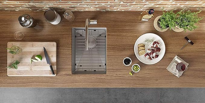 Ruvati 16 x 18 inch Undermount Bar Prep Tight Raduis 16 Gauge Kitchen Sink Stainless Steel Single Bowl - RVH7116