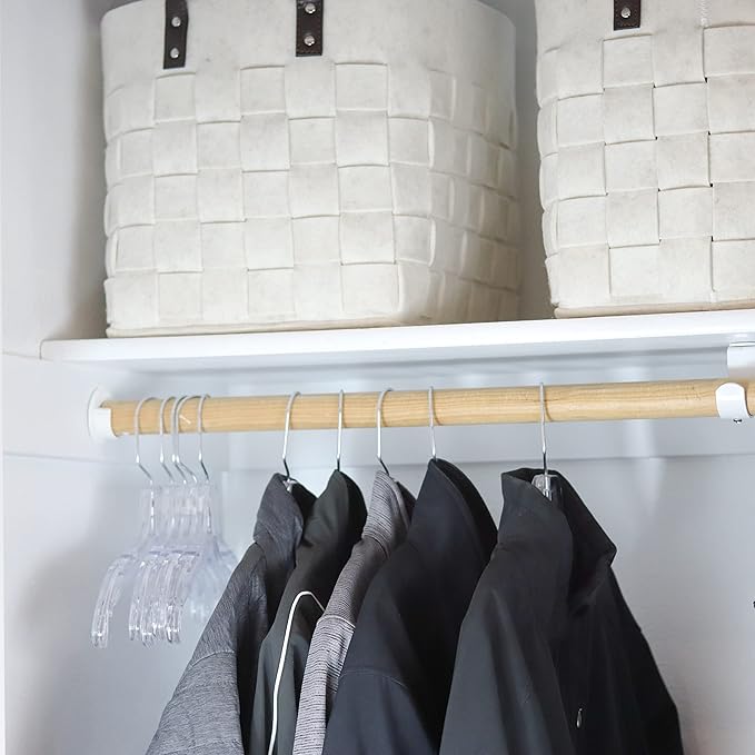 DEILSY™ Clear Plastic Hangers 12 Pack Durable Clothes Hanger for Wardrobe Organization, Essential Plastic Hanger for Garments, Versatile Coat Hangers for Home and Retail Use