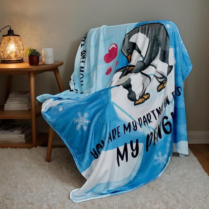Anniversary Birthday Gift for Boyfriend-Super Soft Cozy Throw Blanket for Couch and Bed-Best Engagement Wedding Gift for Him Gifts 40×50 inches
