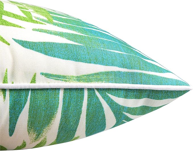 JMGBird Outdoor Lumbar Pillows Waterproof Set of 2 with Insert 12x20 Inch for Patio Furniture