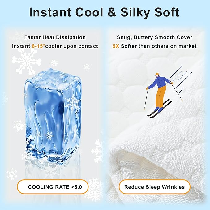 Adjustable Side Sleeper Pillow for Neck and Shoulder Pain Relief, Cooling Shredded Memory Foam Pillows for Sleeping, Queen Curved Bed Pillows Firm and Soft (1, White, U-Shape)