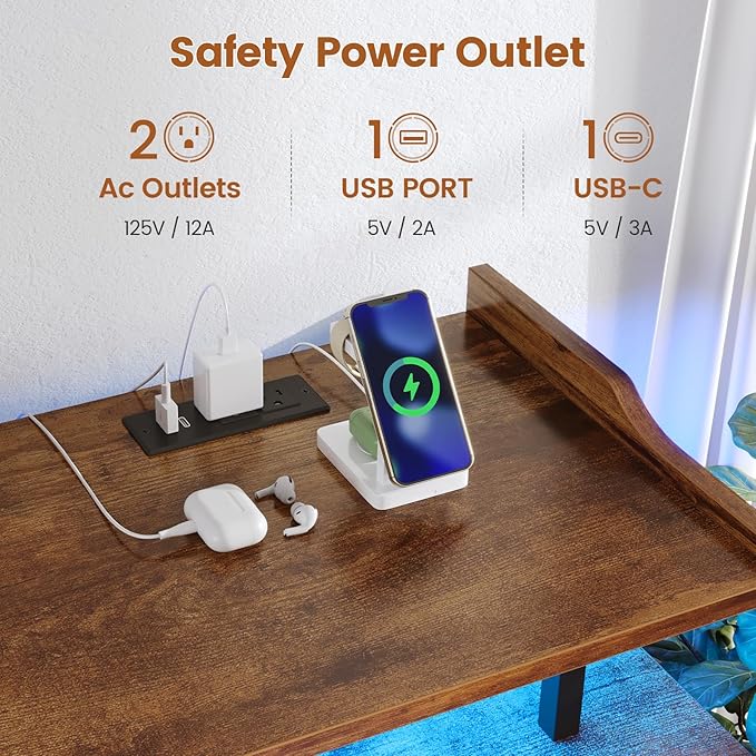 12 Drawers TV Stand Dresser for 65/70 inch TV, Entertainment Center with LED Lights & Power Outlets, 63" Large LED TV Stand, TV Console for Bedroom