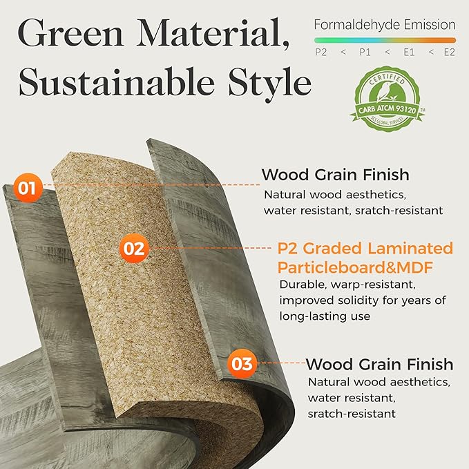 RoyalCraft Console Table with Storage Shelf & Sliding Barn Door, Farmhouse Entryway Table with Storage, 46" Narrow Long Sofa Table, Behind Couch Table, Console Tables for Living Room, Entryway, Foyer