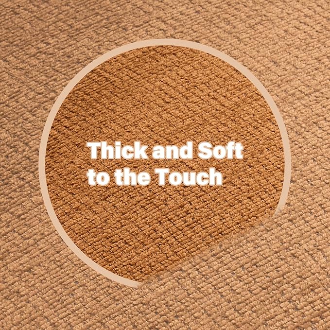 360° Swivel Boucle Bucket Chair, Accent Barrel Makeup Vanity Chair Modern Lounge Single Sofa with Padded Armrest for Dining Room, Living Room, Bedroom and Home Office (Set of 2 Orange)