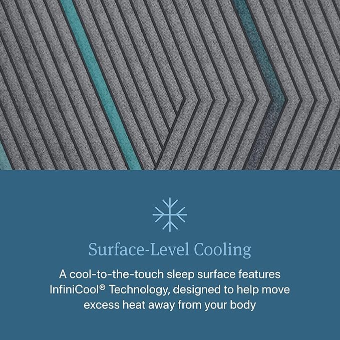 Beautyrest Days End Medium Firm 12" Hybrid Mattress - Twin - Cooling Tech, Supportive Durable Pocketed Coils, Pressure Relief, Motion Separation; 100 Night Sleep Trial and 10 Year Warranty
