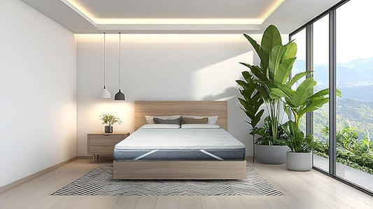 3" Celliant-Infused Memory Foam Mattress Topper – Comfort for California King Mattresses – Promotes Better Sleep & Circulation