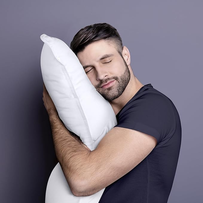 Utopia Bedding Bed Pillows for Hotel Quality Sleeping Pillows, Cooling and Supportive Pillows for Side, Back and Stomach Sleepers (White, Queen (Pack of 6))