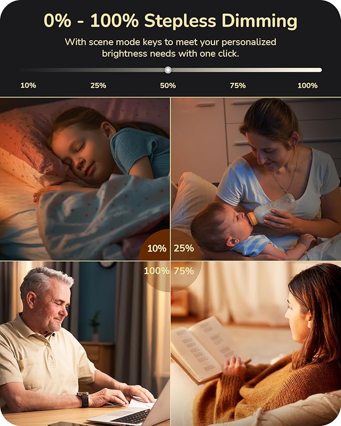 EDISHINE 78.3" Mid Century Modern Floor Lamp, Tall Standing Lamp with Remote, Rotatable LampHead, Brass Floor Lamps for Living Room, Bedroom, Office, Reading Corner, Gold/Black