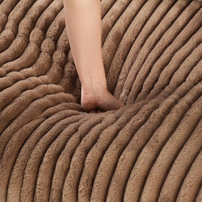 JACH 118" U Shape Modular Sofa for Living Room, Convertable Sectional Couch with Chaise Ottomans, Modern Deep Seat Sofas, Sofa Covers Washable, Minimalist Plush Couch for Living Room, Apartment, Brown