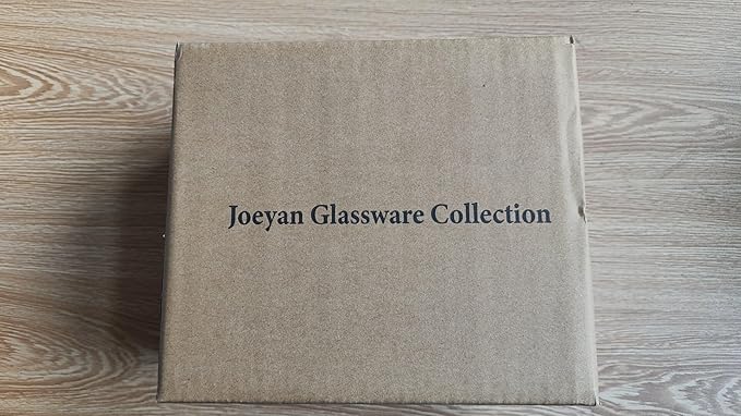 Joeyan Glass Double Walled Beer Drinking Glasses, Insulated Thermo Glass Tumbler Without Hole, Thickened Water Cocktail Highball Glass Cups, Smoothie Tea Coffee Glassware, 12oz, 2Pack, Dishwasher Safe