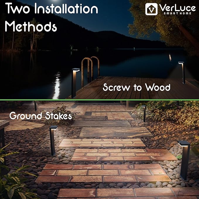 Solar Pathway Lights - Walkway Solar Lights for Outside - PIR Sensor & Two Lighting Modes - Rechargeable Battery Lasts Up to 55 Hours - 3000K - IP44 Weather Resistant - 2 Pack