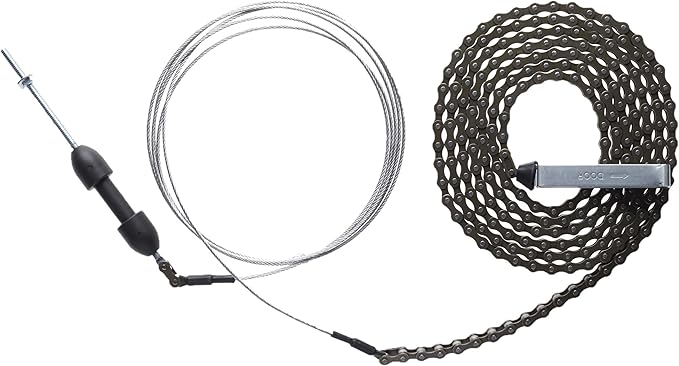 Workhorse BU100 Overhead Garage Door Opener with Heavy-Duty Chain Drive for Single or Double Doors, Wall Mount, and Remote Garage Opener Included, Quick and Easy Installation, White