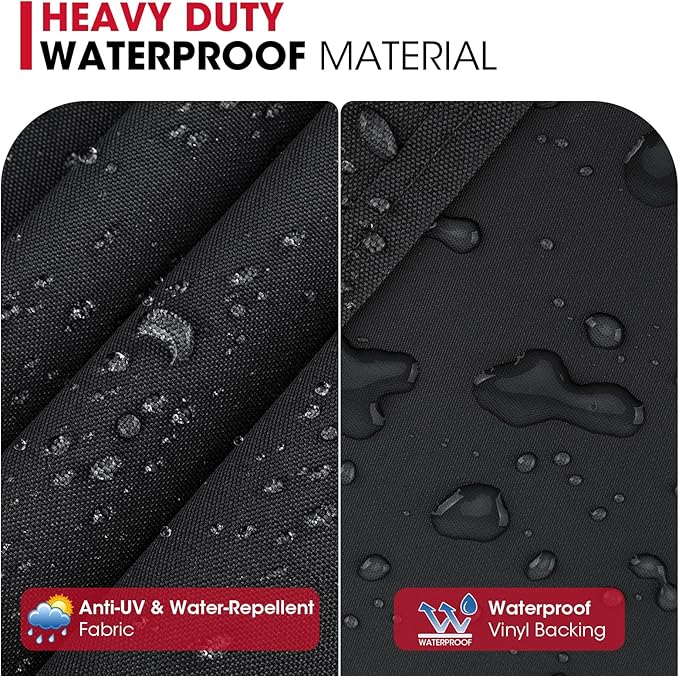 Unicook Grill Cover Compatible with Weber Genesis 400 Series, Heavy Duty Waterproof Outdoor BBQ Cover, Fade Resistant Barbecue Protector, Compared to Weber 7758, Fits Grills up to 69 Inches Wide