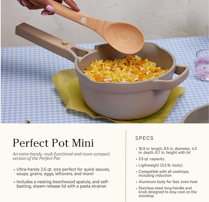 Our Place Cookware Set - 13-Piece Kit Including the Always Pan, Perfect Pot and Spatulas | Multifunctional, Toxin-Free Nonstick | Heat Safe up to 450°F | Oven, Stove, Induction Compatible | Steam