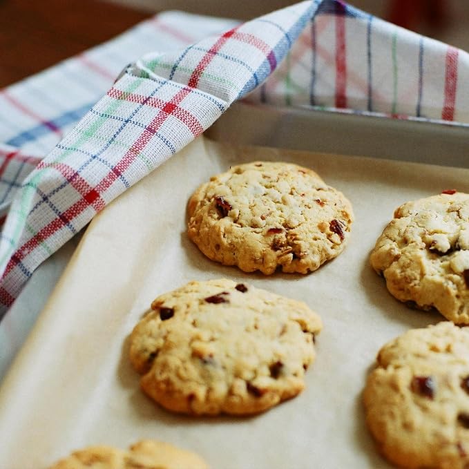 12.7-Inch Nonstick Baking Sheets & Cookie Trays for Oven, 2-Pack Durable Rectangular Baking Pans Set (Gold)