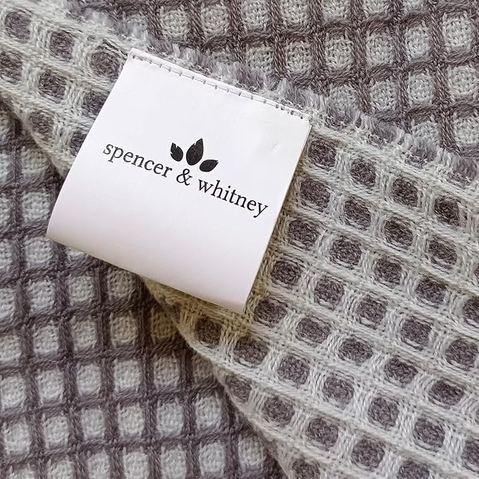 Spencer & Whitney Wool Throw Blankets - Soft, Lightweight Cashmere Wool, Yellow Throws for Twin Couch