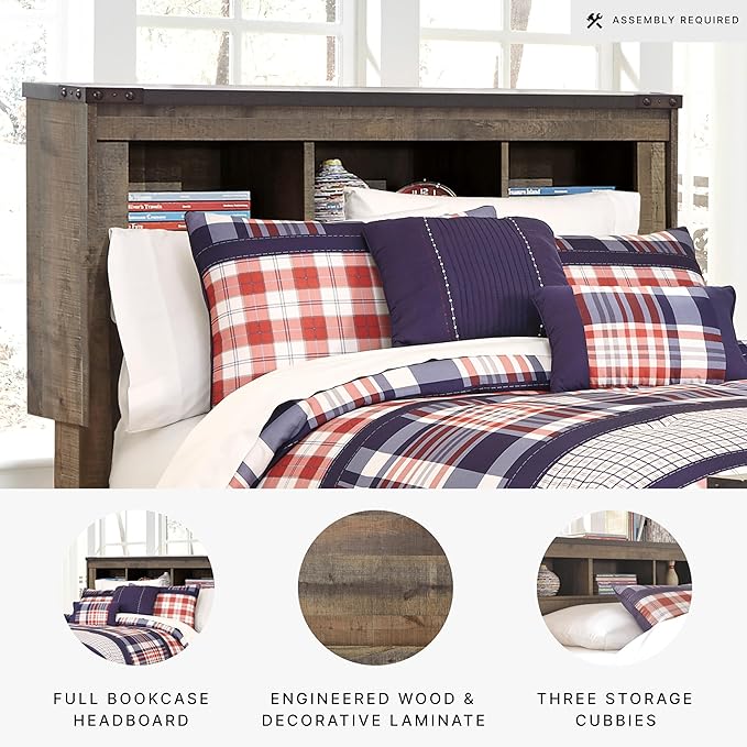 Signature Design by Ashley B446-65 Full Bookcase Headboard