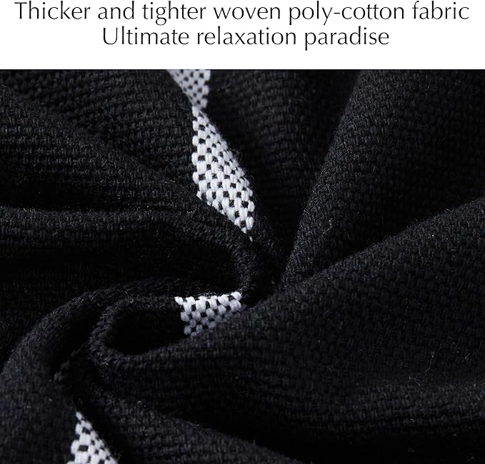 PNAEUT Double Hammocks for Outside, Replacement Outdoor Tree Hammock for Indoor Patio Porch Garden (Chasm, Medium)