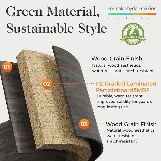 RoyalCraft Console Table with Storage Shelf & Sliding Barn Door, Farmhouse Entryway Table with Storage, 46" Narrow Long Sofa Table, Behind Couch Table, Console Tables for Living Room, Entryway, Foyer