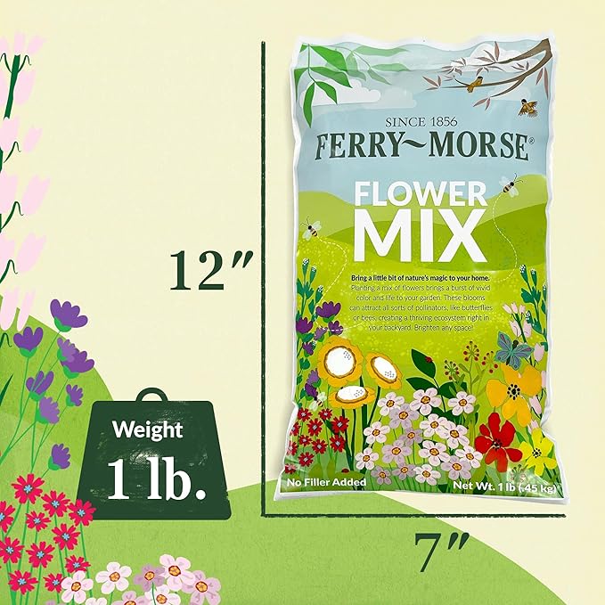 Ferry-Morse Colorscape Mix Bulk Flower Seeds, 1lb