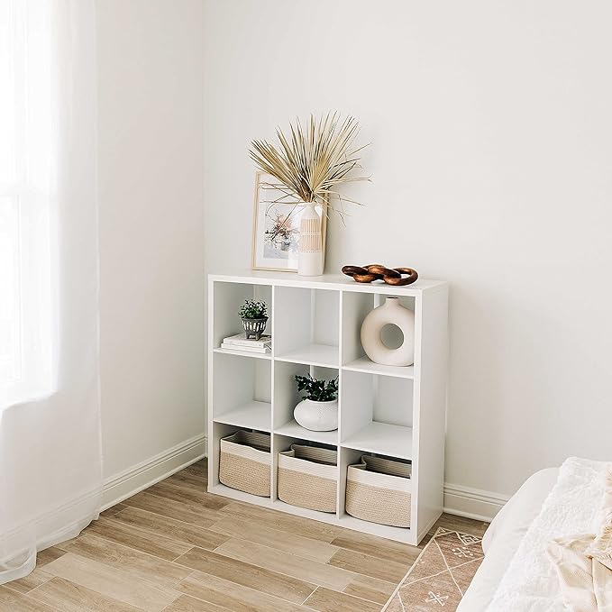 OrganiHaus Toy Storage Bins | Nursery Storage Basket | Towel Baskets for Bathroom | Woven Baskets for Storage | Decorative Baskets for Storage | Cotton Rope Baskets for Storage - Rainbow Basket