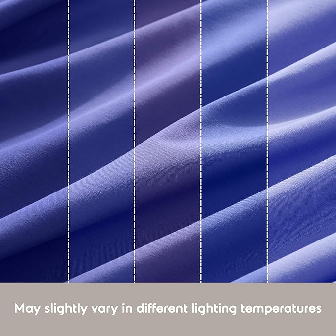 Nestl California King Sheet Set - 1800 Ultra-Soft Microfiber Cal King Bed Sheets - Double Brushed - Deep Pockets - Easy Fit - 4 Piece Set - Bed Sheets (California King, Royal Blue)