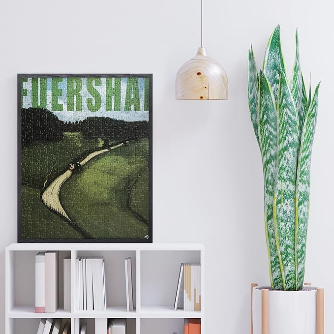 Axeman 22x28 Picture Frame with Mat for 18x24, Solid Oak Wood Poster Frame with Tempered Glass, Wooden 22''x28'' Minimalist Photo Frame Puzzle Frame with Wall Hooks for Art Photo and Prints, Black