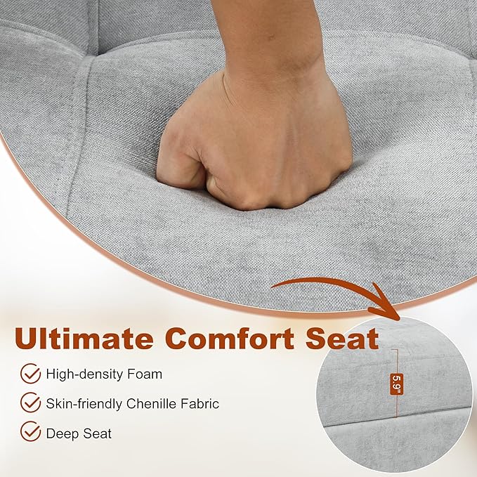 121.2" Sectional Couch, Versatile Sofa Bed Modular Sofa with Two Storage Racks, Sectional Couches for Living Room and Office, Grey