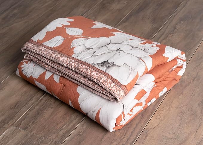 Maison d' Hermine Throw Blanket for Couch Lightweight Soft Warm Breathable Cotton Throw Blankets for Bed Girls Boys Women Men Gifts Sofa Travel Living Room Chair Bedding (60"x80", Pretty Autumn)