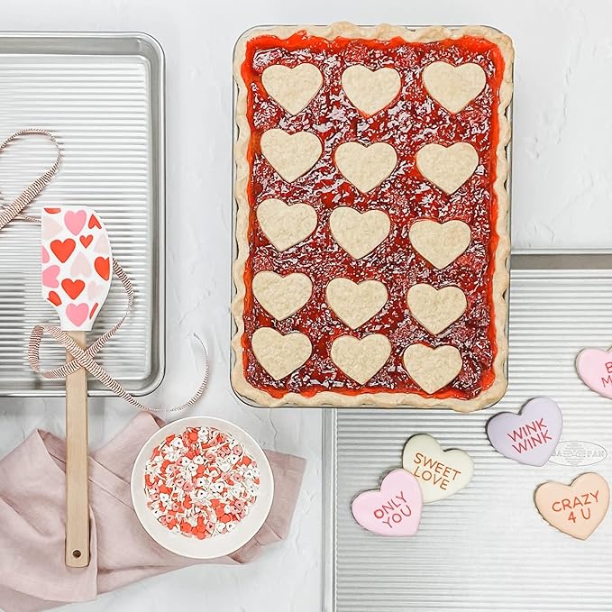 USA Pan 3-Piece Warp Resistant Non-Stick Aluminized Steel Bakeware Set