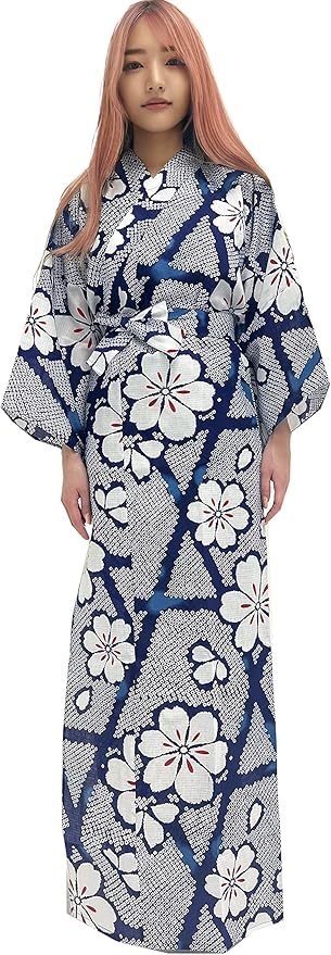 Kimura Jitsugyo Women's Kyoto Traditional Easy Wearing Kawaii Yukata Robe(Japanese Casual Kimono) Set 2