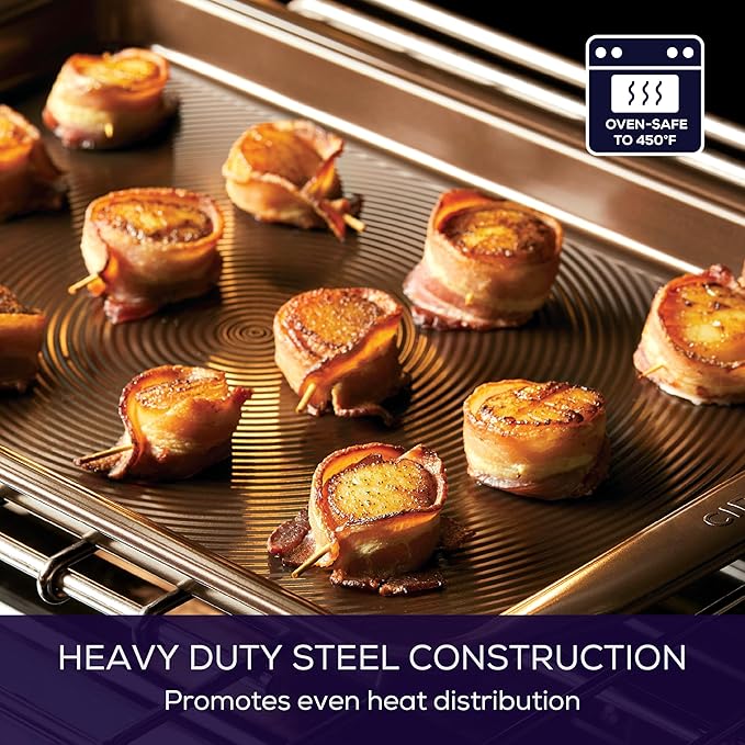 Circulon Nonstick Bakeware, Nonstick Cookie Sheet / Baking Sheet - 11 Inch x 17 Inch, Chocolate Brown