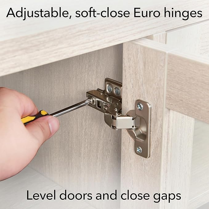 Henn&Hart Tillman, 68'' Rectangular TV Stand, Alder White