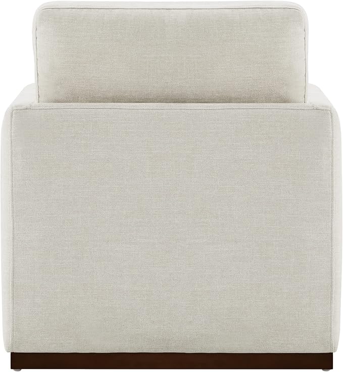 CHITA Swivel Accent Chair, FSC Certified Mid Century Modern Arm Chair for Living Room and Bedroom, Fully Assembled, Linen