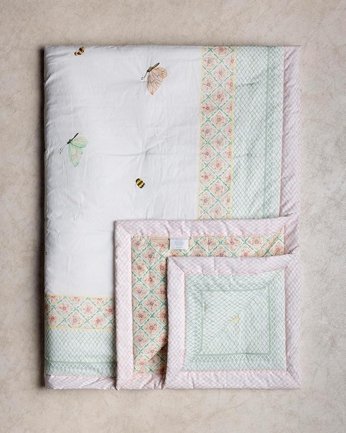 Maison d' Hermine Throw Blanket Lightweight and Breathable Cotton Easter Throw Blanket for Couch Bed Sofa Girls Boys Women Men Gifts Travel Living Room Bedding (50"x60", Easter Dew)