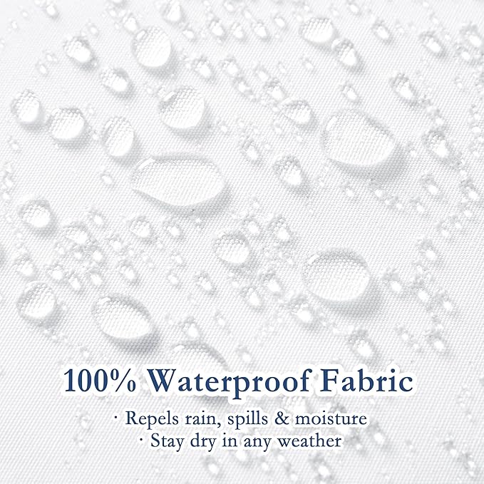 puredown® 26x26 Outdoor Pillow Inserts, Set of 2, Fluffy Soft Waterproof Down Alternative Euro Pillows for Porch Swing Sofa Couch Cushion Patio Furniture