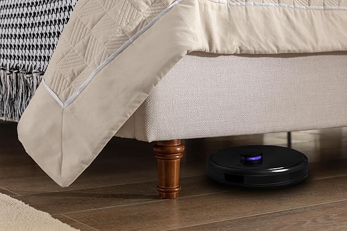 GDFStudio Tall Headboard Upholstered Bed,Queen Size Platform Bed Frame with Headboard Wingback,54" High No Box Spring Needed Easy Assembly Elegant Simplicity Textured Ivory Canvas