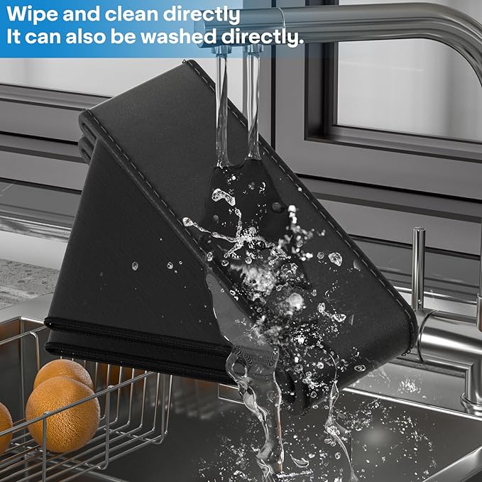 Vegan Leather Drawer Organizers,12 Pack Makeup Storage boxes,Vanity Drawer Luxury upgrade,Bedroom fabric Drawers replacement,bathroom organization and storage Optimal solution